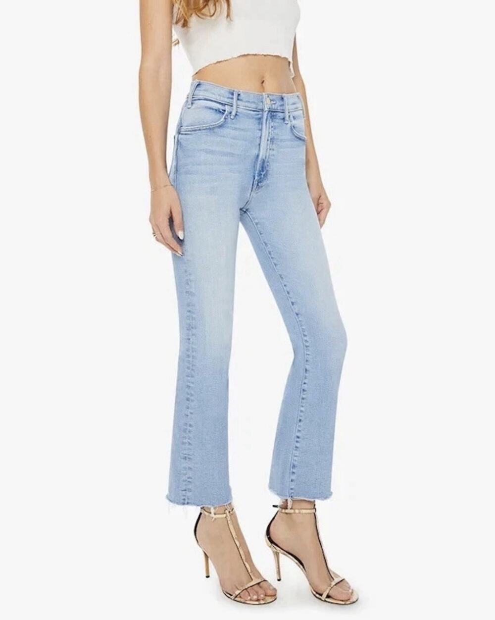 MOTHER THE HUSTLER ANKLE FRAY JEANS LIMITED EDITION WASH Size 25